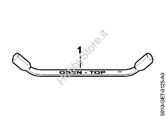 Barretta di arresto GS 461 GS 461 brand Stihl